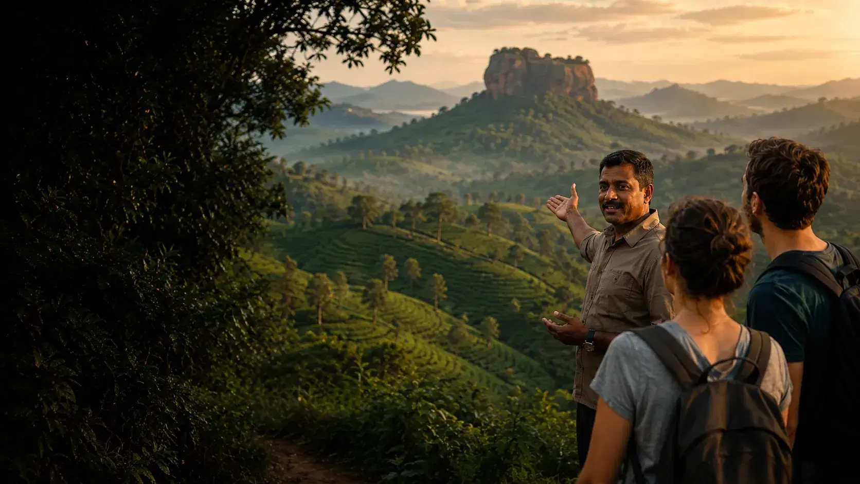 A local guide sharing Sri Lanka with travellers