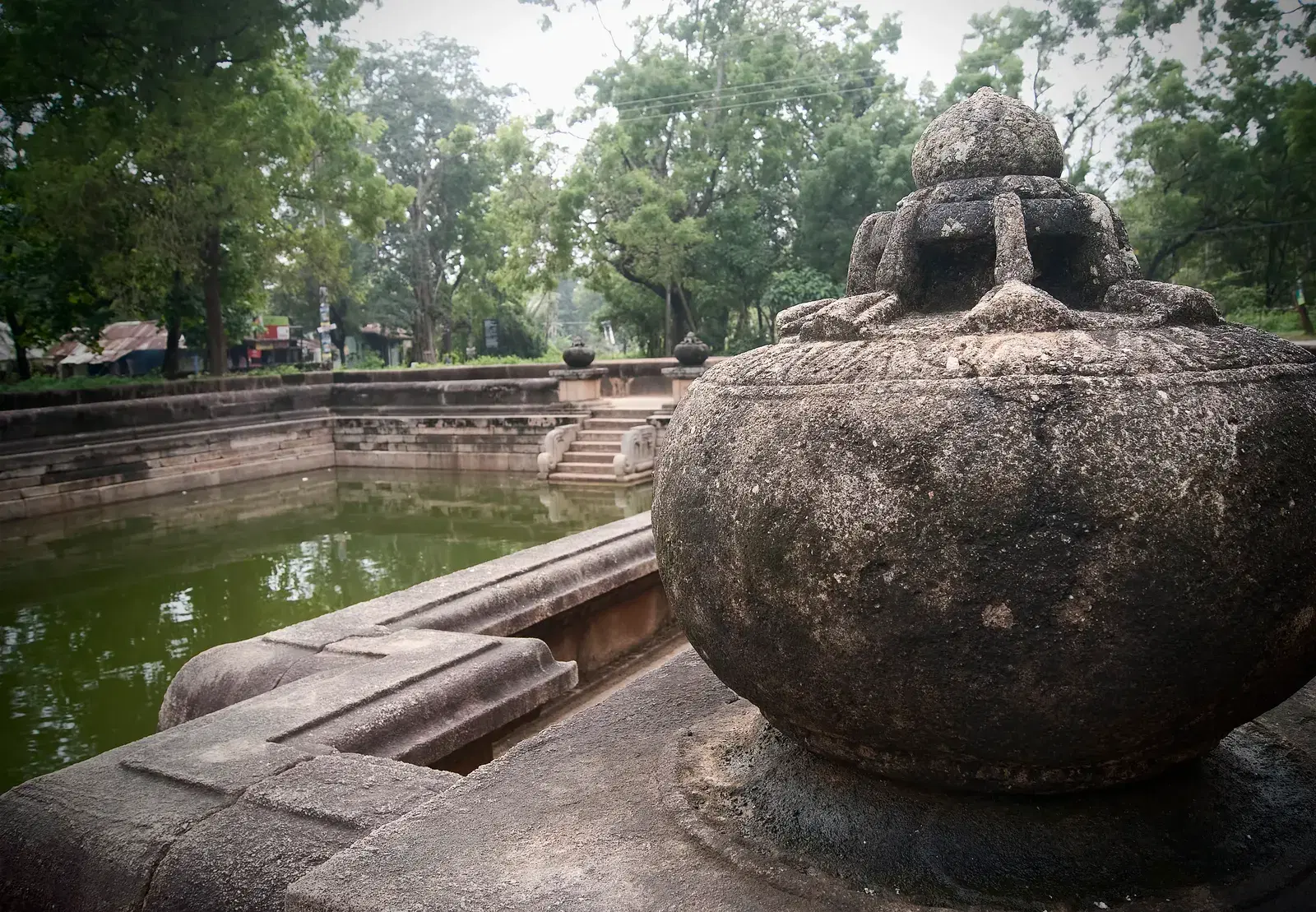 Kuttam Pokuna, the carved twin bathing ponds of the Abhayagiri monastery