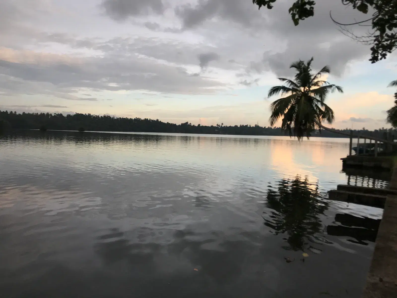 The Bentota River in the evening light