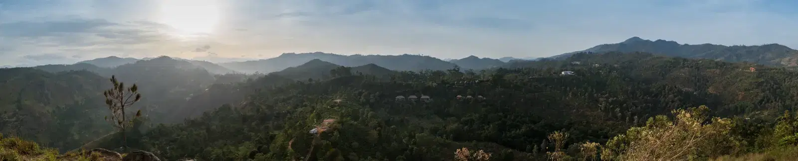 Panoramic view from the summit of Little Adam's Peak over the Ella Gap