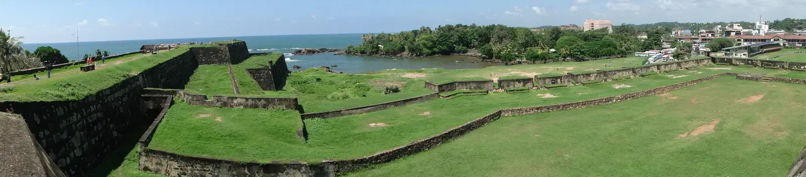 A colonial-era street inside Galle Fort