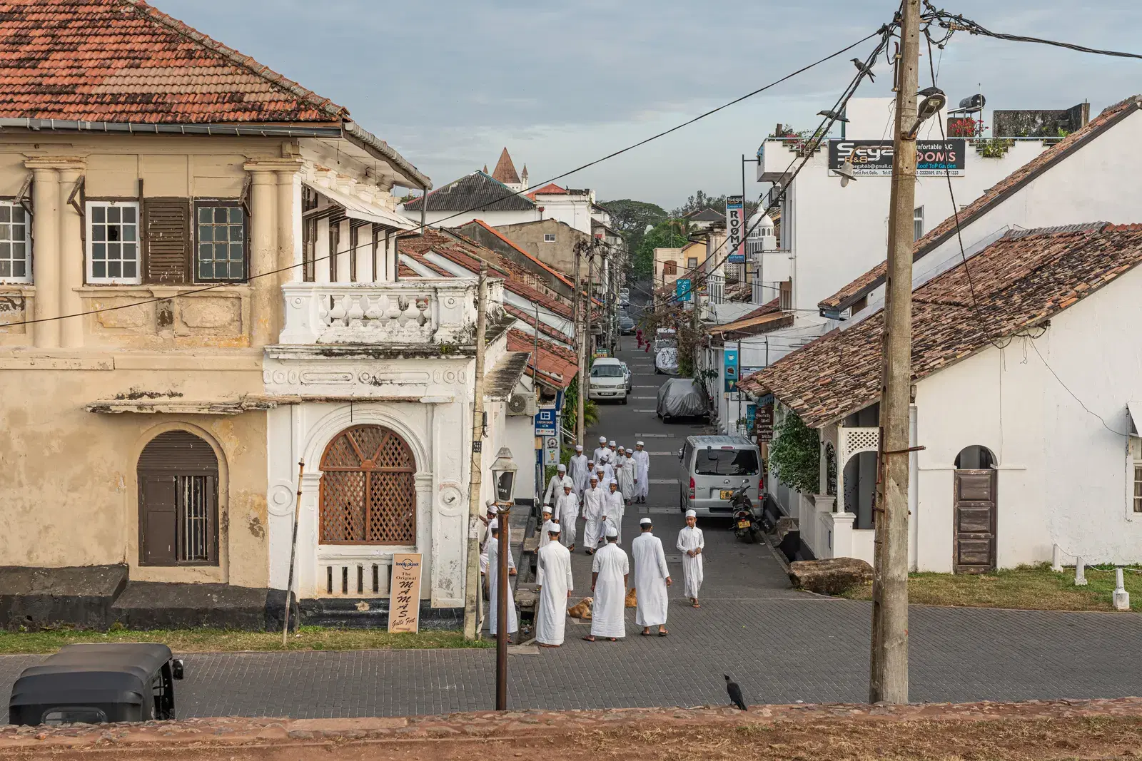 View along the ramparts of the Dutch-built Galle Fort