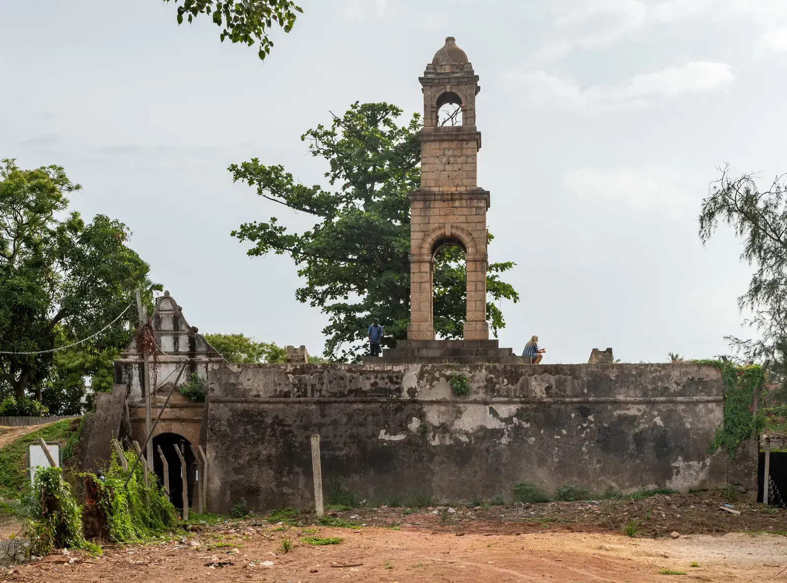 The remains of the 17th-century Dutch Fort in Negombo
