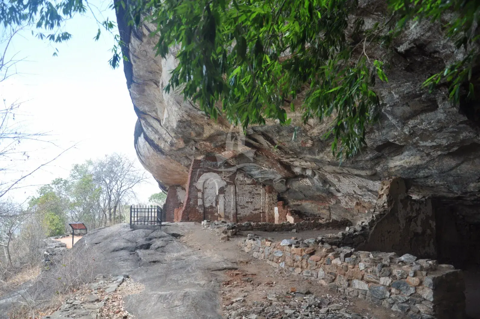 Pidurangala Rock with its ancient forest monastery