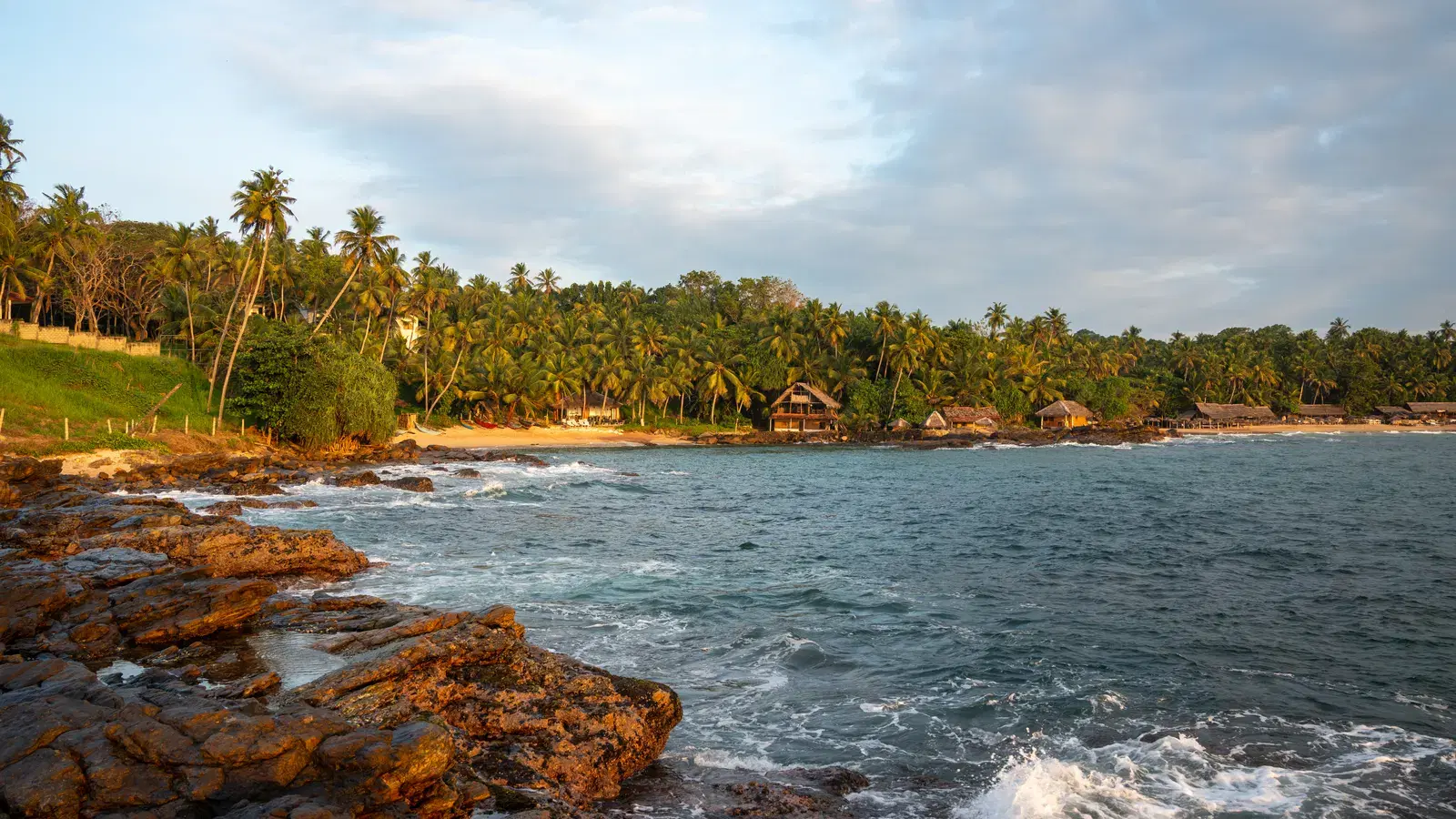 Goyambokka Beach, a quiet cove near Tangalle on Sri Lanka's south coast
