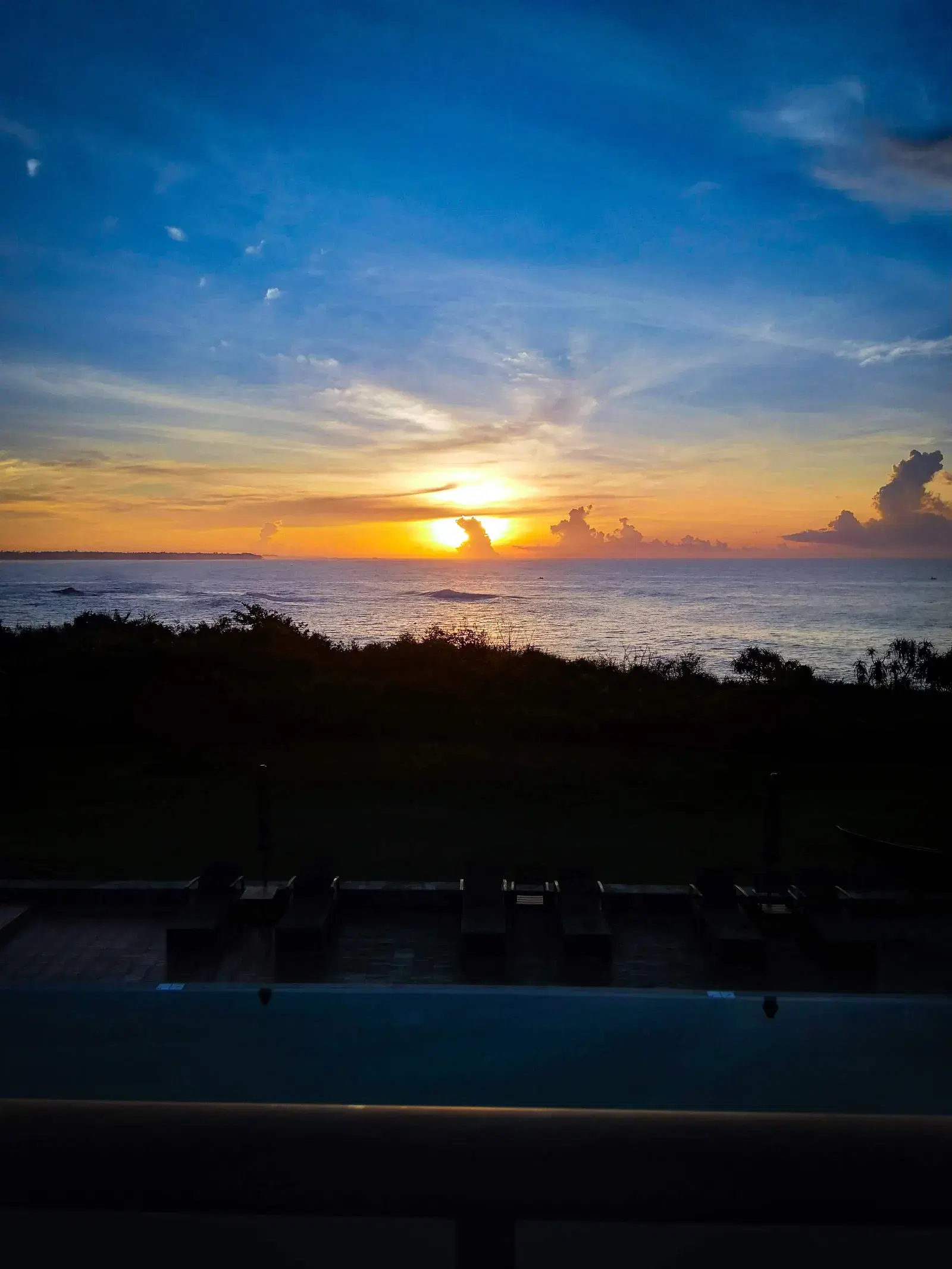 Sunrise over the beach at Tangalle
