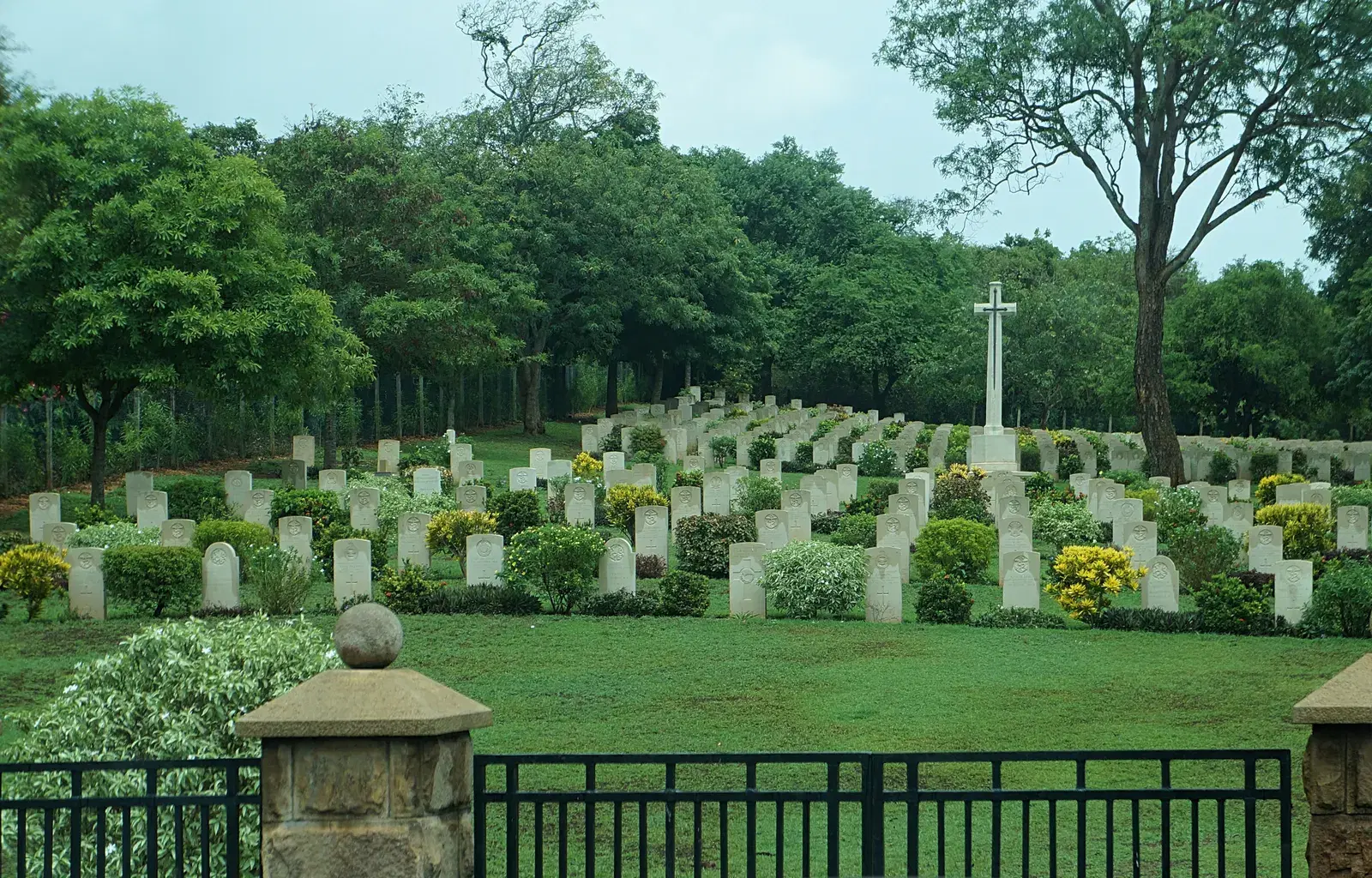 The Trincomalee War Cemetery, commemorating Allied personnel from World War II