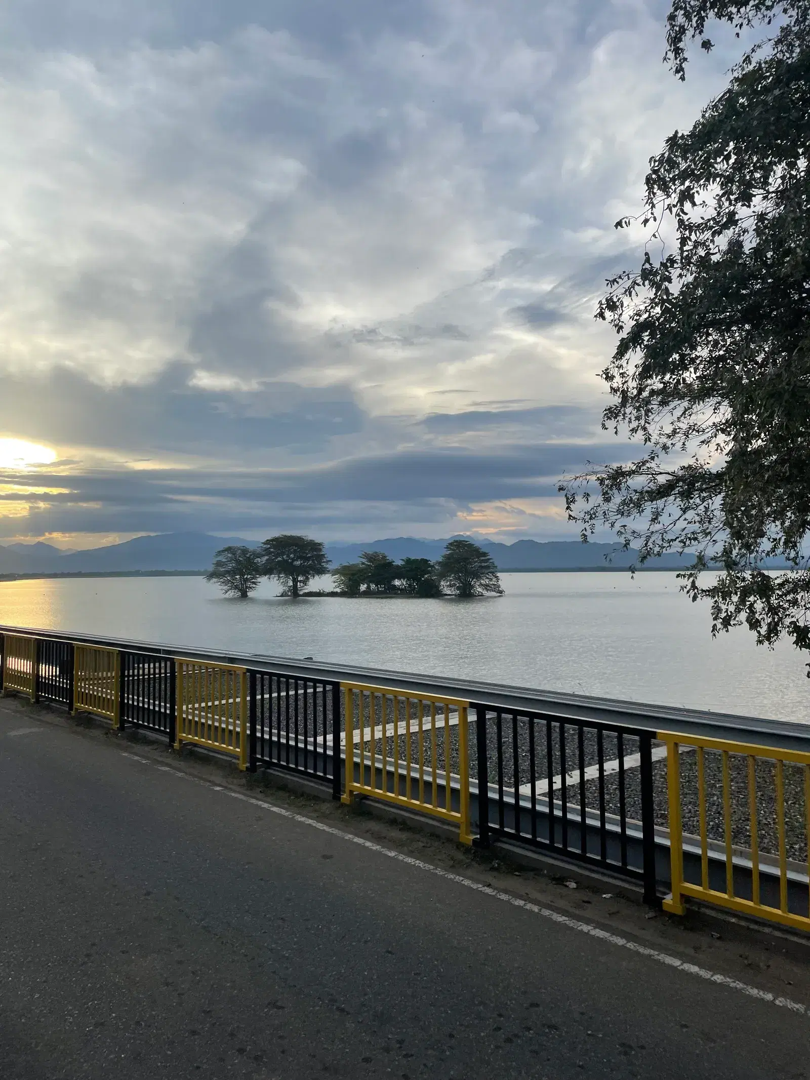 Udawalawe Dam, the reservoir that shapes the national park's ecosystem