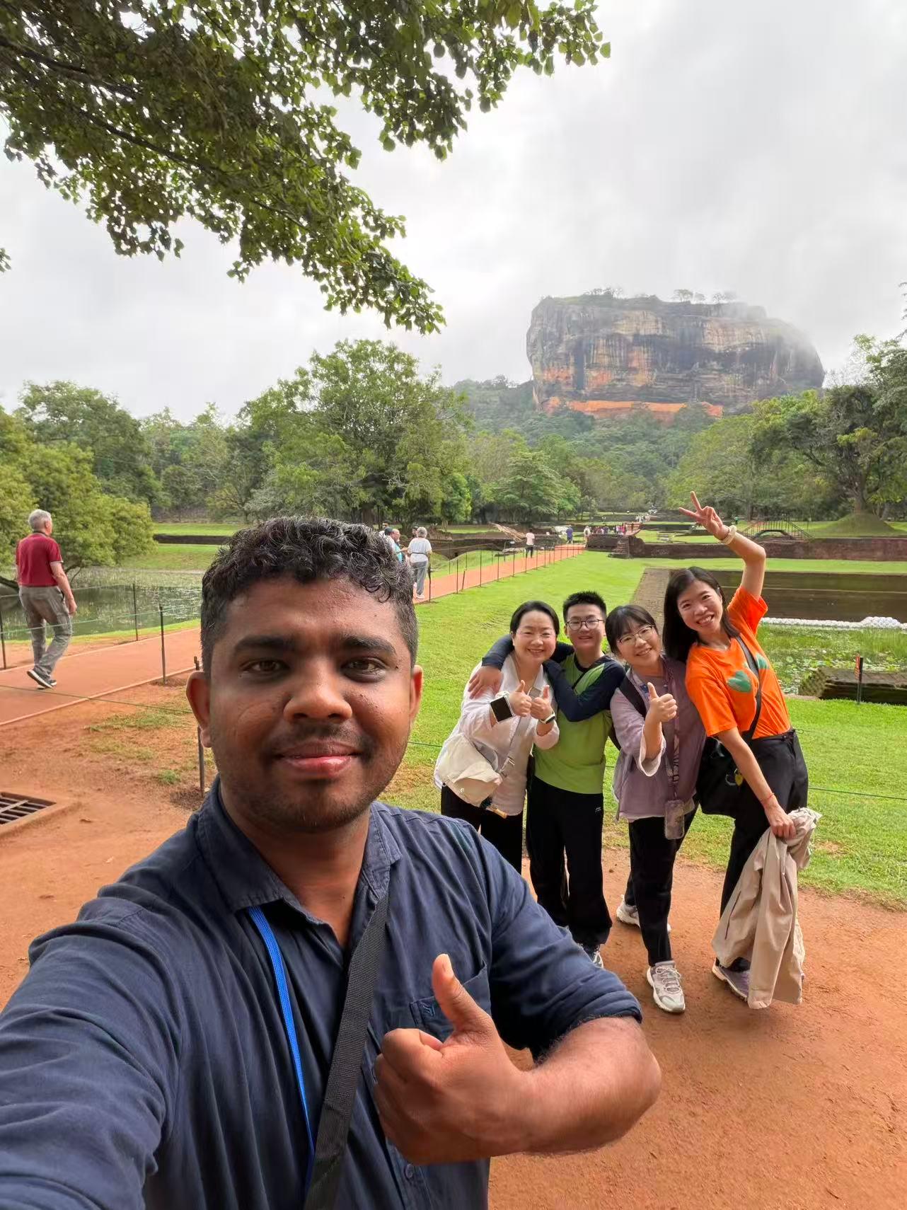 Sanka, local tour guide in Sri Lanka